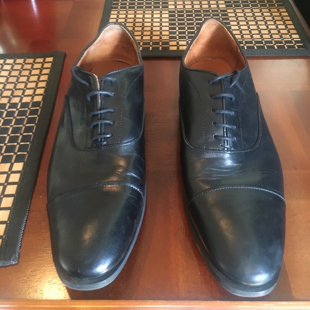 Zara black dress shoes